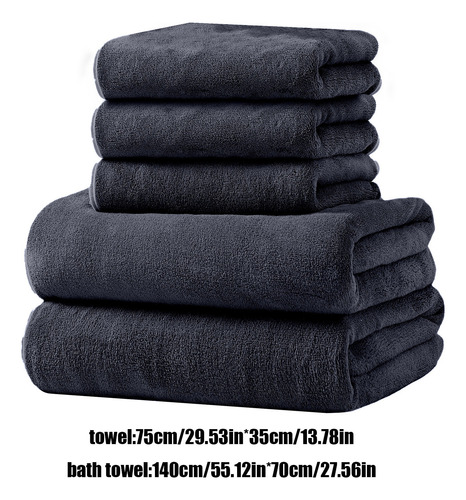 Conjunto De 5 Peças De Toalha De Banho M Para Quarto: Algodã