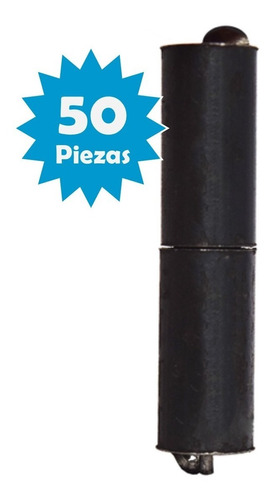 Bisagra Tubular Negra 5/8  50 Pza (bis-t58)