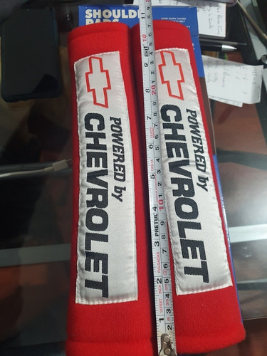Imagen 6 de 8 de Almohadillas Cinturón Seguridad Racing Powered By Chevrolet