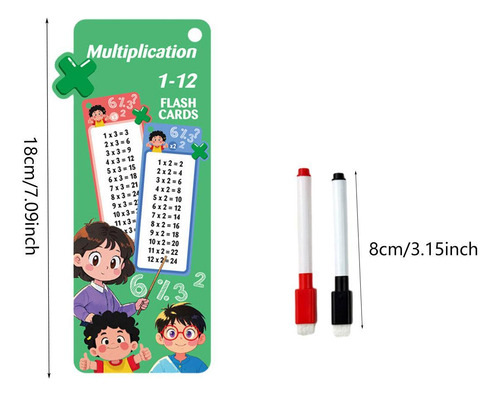 0-12 Tarjetas De Matemáticas Matemáticas Multiplicación