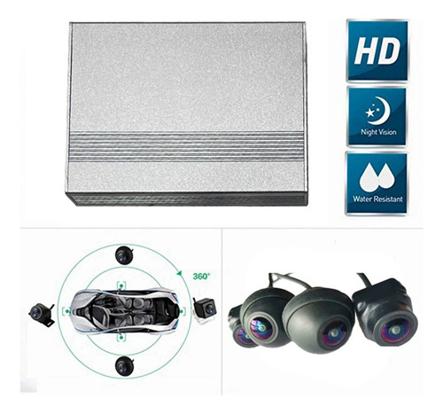 Cámara De 360 Grados Para Coche Ahd 3d Cámara De Coche 360 G