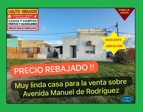 Ref 960) ** V - Oportunidad Precio Rebajado Muy Linda Casa Para La Venta Sobre Avenida Manuel De Rodriguez En San José 