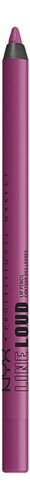 Lápiz Delineador De Labios Nyx Professional Line Loud 1,2 G Color HOTTIE HIJACKER