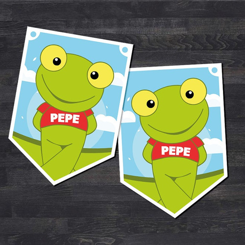 Kit Imprimible Cumpleaños Sapo Pepe Personalizado