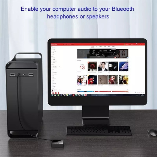 Transmisor Receptor Bluetooth Fibra Óptica Audio Estéreo