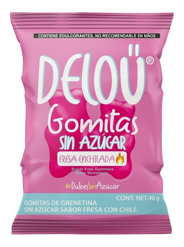 Gomitas Deloü Sin Azúcar Enchiladas Sabores Mixtos