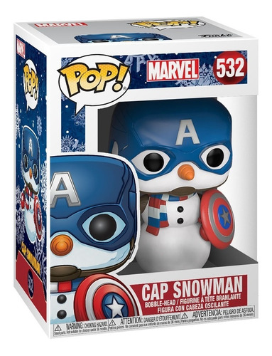 Funko Pop! Marvel: Holiday - Cap Snowman (43335) (532)