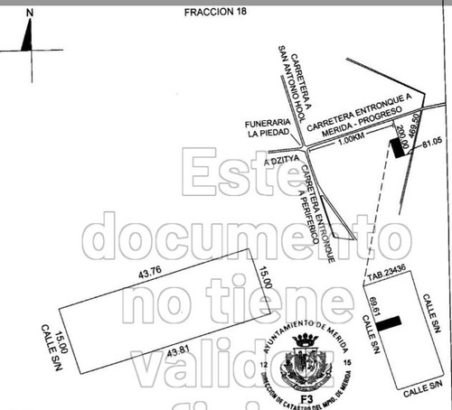 Imagen 2 de 4 de Terreno En Venta En Dzitya