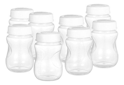 8 Botellas De Leche Materna Con Tapa A Prueba De Fugas Y Cue