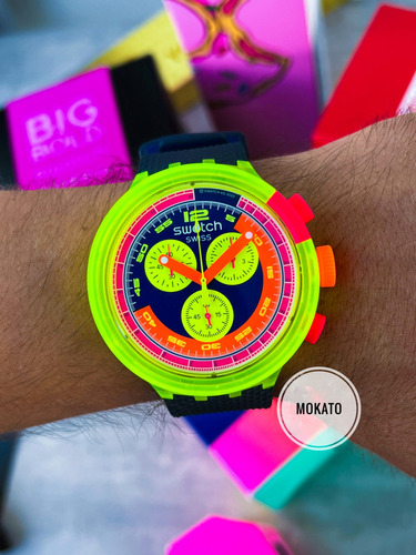 Reloj Swatch (sb06j100) Swatch Neon To The Max