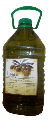 Aceite De Oliva Extra Virgen Arbequina-coratina X 5 Ltrs