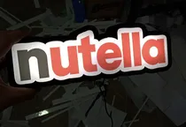 Comprar Cartel Cuadro Luminoso Logo Nutella Stream  Deco Led