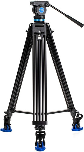 Imagen 10 de 10 de Tripode Benro Cabezal Video Profesional Fluido Kh26p 184cm