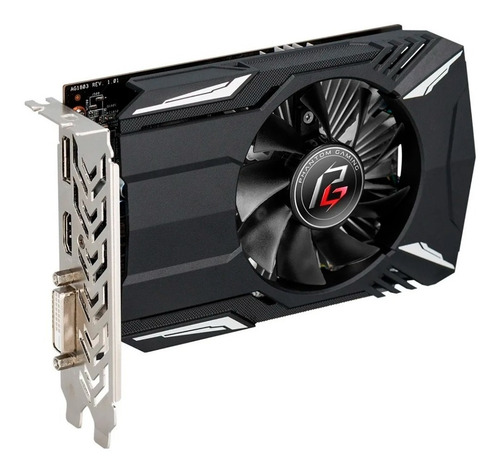 Imagen 2 de 6 de Asrock Phantom Gaming Radeon Rx 500 Series Rx 550g Rx550 2gb