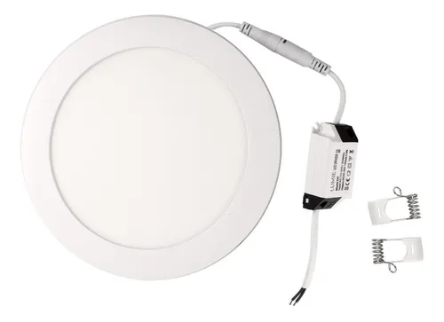 comprar Plafon Led 12w Techo Embutir Lampara Redondo Color Luz Fria
