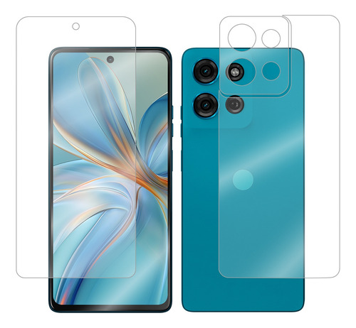 2 Micas De Hidrogel Compatible Con Motorola G75 Hd