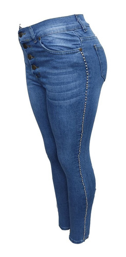 Imagen 6 de 8 de 3 Pantalón Jean De Dama Corte Bajo