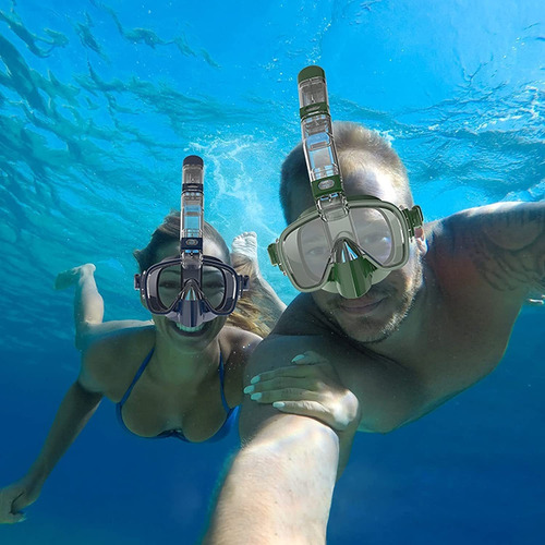 Conjunto De Máscaras De Mergulho Dobráveis Snork Mask
