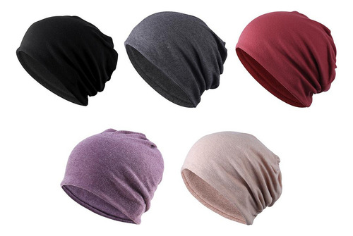 Gorro De Algodón Slouchy Suave Ligero Para Correr Gorro