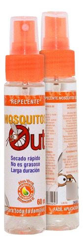 Repelente Mosquitos Spray 60ml - mL a $200