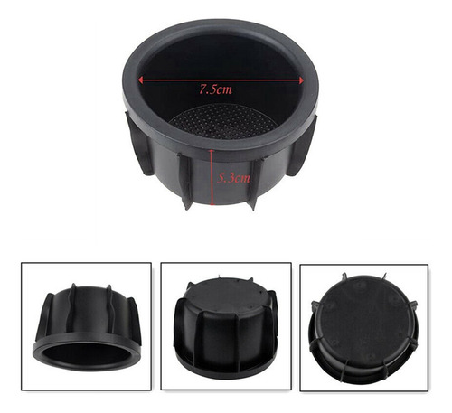 4 Insertos Portavasos De Goma Para Consola Central 55618-420