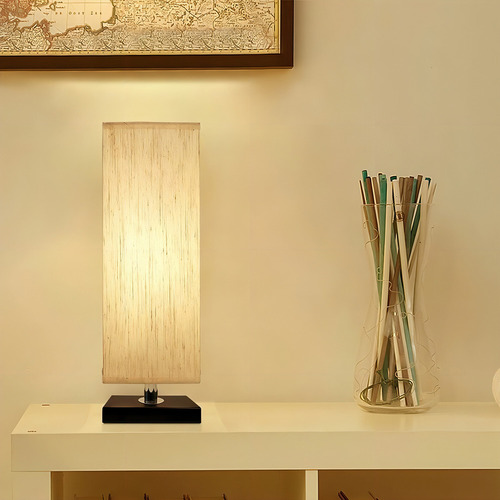 Lámpara De Mesa Cuadrada For Dormitorio Iluminación E26