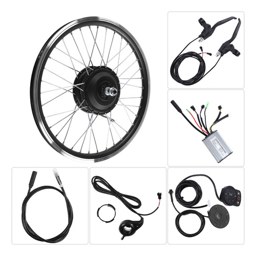 Kits De Conversión De Bicicleta Eléctrica De 36 V/48 V, Moto