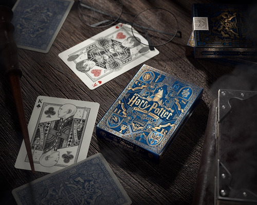 Baralho Harry Potter Azul (ravenclaw / Corvinal)