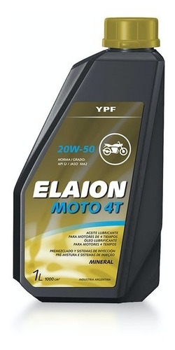 Ypf Moto 4t 20w50 Mineral Original