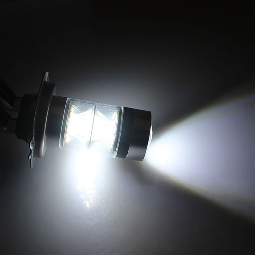 2 Piezas Faros Led Coche Niebla Luz H7 100w For Autoy Moto.