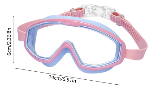 Gafas De Natación De Color Macarrón, Planas, Con Forma De Ni