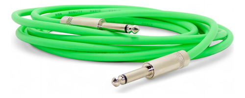Cable Plug Plug 3 Metros Verde Fluor Higi Qualty Hamc Full 