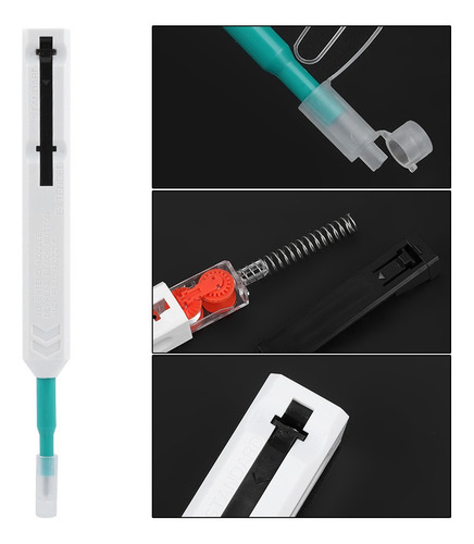Tosuny Un Clic Lápiz Limpiador De Fibra Óptica Conector Fi