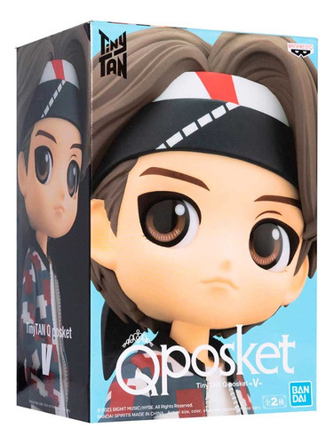 Muñeco Bts V Original Bandai Qposket Super Detallado
