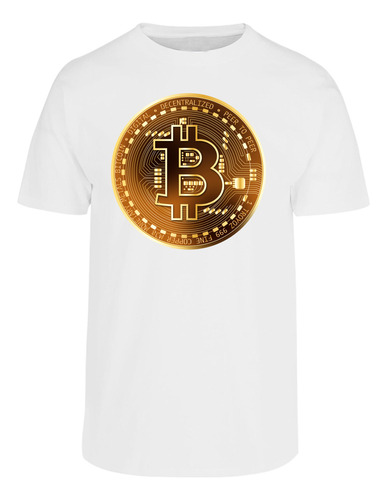 Playera Camiseta De Moda - Moneda De Bitcoin - Bitcoin