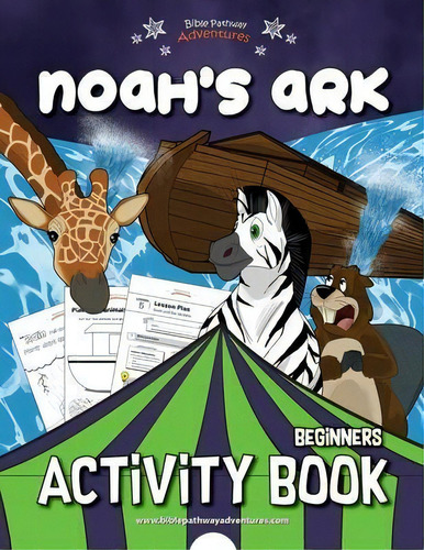 Noah's Ark Activity Book, De Pip Reid. Editorial Bible Pathway Adventures, Tapa Blanda En Inglés