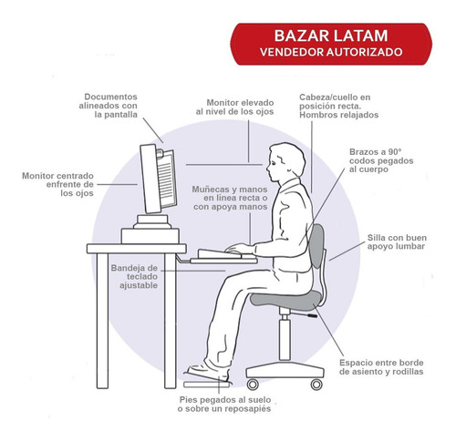 Base Soporte Monitor Aidata Escritorio Altura Notebook Pc