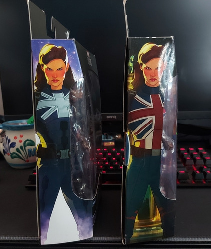 Lote De Marvel Legends Capitana Carter Baf The Watcher (Usado)