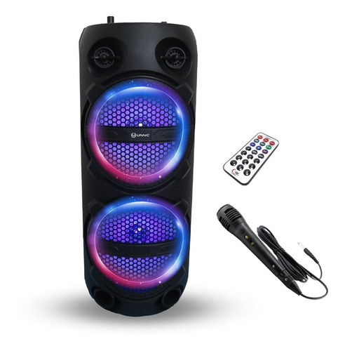 Parlante Bluetooth Inalambrico Karaoke Max Potencia Usb Led