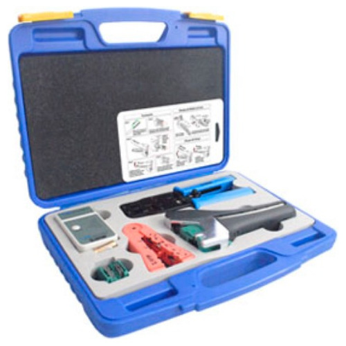 Kit De Herramientas Crimping,pelador,tester,terminador Satra