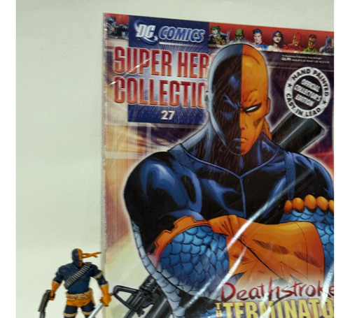 Eaglemoss Figura Muñeco Plomo Dc Deathstroke #27