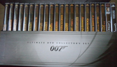 Box 007 - James Bond Ultimate Collector's Set Com 44 Discos (Usado)