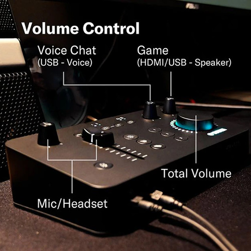 Kit Mesa De Som Zg01 E Fone Yh-g01 Streaming E Jogos Yamaha