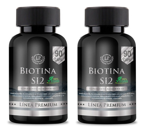 Biotina + Silicio Zeo 2 Fcos 6 Meses 2x90. Caida Pelo - Uñas