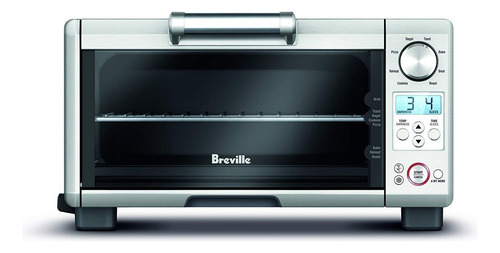 Mini Horno Tostador Breville The Mini Smart Oven Color Plateado
