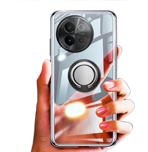 Funda Para Vivo V40 Lite 5g Transparente Anillo