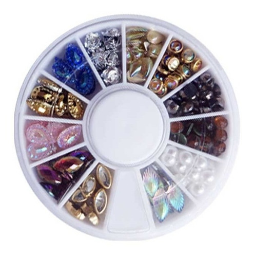Kit Iniciante Joias De Unha Com Caviar Goma Laca Pega Strass Cor Strass Para Unhas