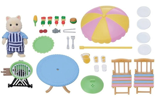 Sylvanian Families 4869 Barbacoa En El Jardin Intek