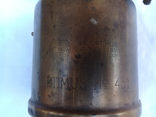 Soplete Bronce Marca Optimus Modelo Uppl-vasby Antíguo (Usado)