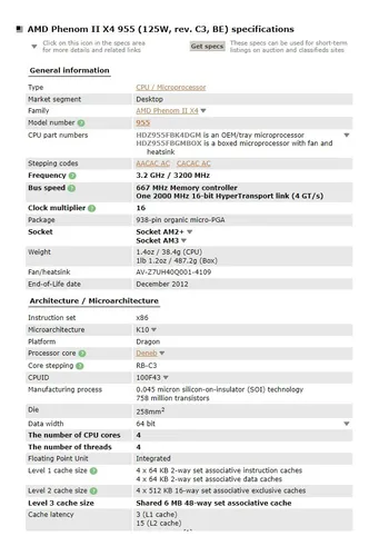 Phenom 955 black edition clearance